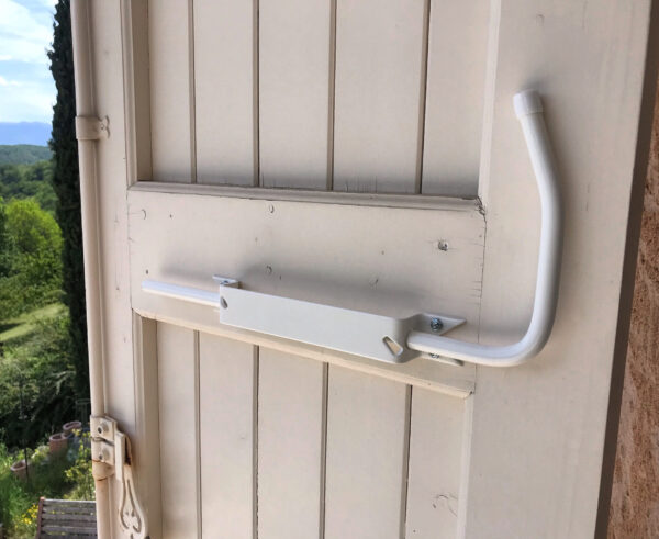 Bloque Volet Long Blanc - Droit pour Volet Bois – Image 3