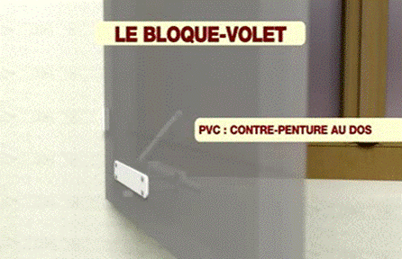 Bloque-Volet Noir Spécial PVC- La paire