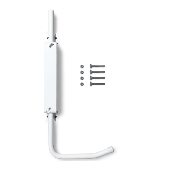 Bloque Volet Long Blanc - Droit pour Volet Alu