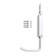 Bloque Volet Long Blanc - Gauche pour Volet Alu