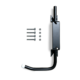 Bloque Volet Noir - Gauche Standard pour Volet Alu