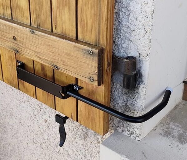 Bloque Volet Long Noir - La Paire pour Volet Bois – Image 3