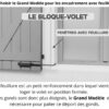 Bloque Volet Long Noir - Gauche pour Volet Alu – Image 6