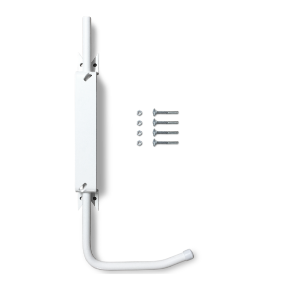 Bloque Volet Long Blanc - Droit pour Volet Bois